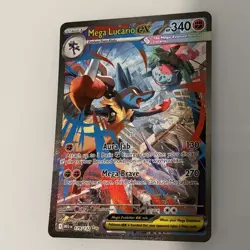 🔥Mega Lucario EX 179/132 - SIR Pokemon Mega Evolution Fresh Pull NM+🔥 - Image 1