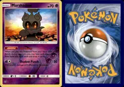 Marshadow 45/73 Shining Legends Reverse Holo Rare Pokemon TCG LP - Image 1