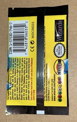 1999 Base Set Pokemon Booster Pack 1st Edition - Image 2