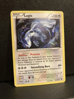 Pokemon TCG Lugia Fates Collide 78/124 Exclusive Cracked Ice Holo - Image 1