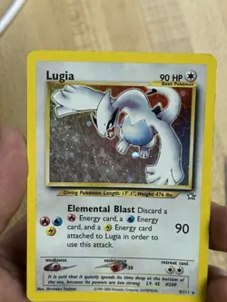 2000 LUGIA 9/111 - NEO GENESIS UNLIMITED HOLOFOIL POKEMON TCG DM/HP - Image 3