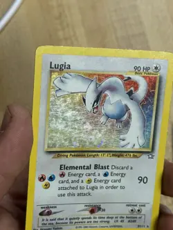 2000 LUGIA 9/111 - NEO GENESIS UNLIMITED HOLOFOIL POKEMON TCG DM/HP - Image 4