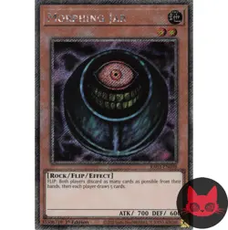 Yugioh Morphing Jar RA03-EN098 Platinum Secret Rare 1st Edition NM - Image 1