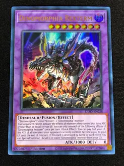 Yugioh Dinomorphia Rexterm DIFO-EN038 1ST ULTRA (NM) - Image 1