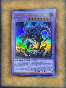 Yugioh Dinomorphia Rexterm DIFO-EN038 Ultra Rare 1st Ed LP - Image 1