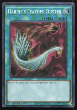 Yu-Gi-Oh Egyptian God: Slifer the Sky Dragon #EGS1-EN022 Harpie's Feather Duster - Image 1