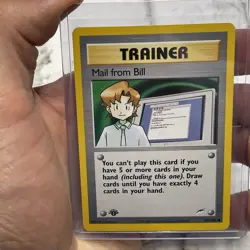 Mail From Bill 105/105 1st Edition Neo Destiny Pokemon Card NM Vintage Common - Image 1