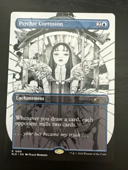 MTG Psychic Corrosion Secret Lair Drop Series Card 1669/2052 NM Condition - Image 1