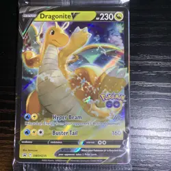 Pokemon TCG Dragonite v Sword & Shield SWSH235 Holo Promo Card Sealed with Code - Image 1