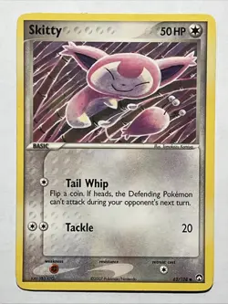 Pokemon Card Skitty (EX Power Keepers) 62/108 Non-Holo Common - Image 1