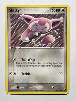 Pokemon Card Skitty (EX Power Keepers) 62/108 Non-Holo Common - Image 2