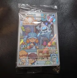 Vanillish 190/182 (Holiday Calendar) Stamped Promo Pokemon Card SEALED - Image 1
