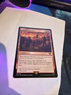 SPITEFUL BANDITRY The Lord Of The Rings Magic MTG MINT CARD - Image 1
