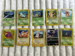 Vintage Pokemon Cards Rare Lot Of 36 Cards Collection TCG - Image 4