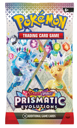 Pokemon Prismatic Evolutions 10 card Booster Pack Sealed *Random Art* - Image 3
