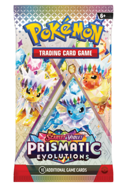 Pokemon Prismatic Evolutions 10 card Booster Pack Sealed *Random Art* - Image 5