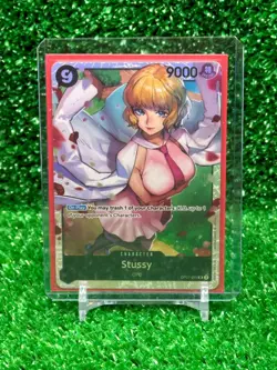 ONE PIECE Card Game 500 Years in the Future Stussy OP07-085 SR English NM/M - Image 1
