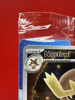 Noctowl SV 141 SEALED Black Star Promo Pokemon Card Holo - Image 3