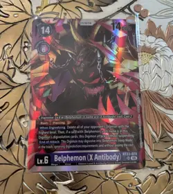 Digimon Card Game Belphemon X Antibody BT23-070 SR BT23 Hackers Slumber - Image 1