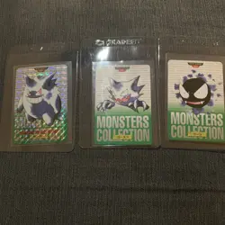 Pokemon Carddass Gengar Haunter Gastly Green 1996 Trading Card Game BANDAI - Image 1