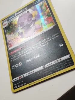 HOLO Galarian Slowking 098/198 - LP - Chilling Reign Sword Shield Pokemon Card - Image 2