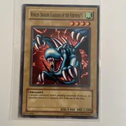 yugioh cards Winged Dragon, Guardian of the Fortress #1[1st Edition] MRD-002 - Image 1