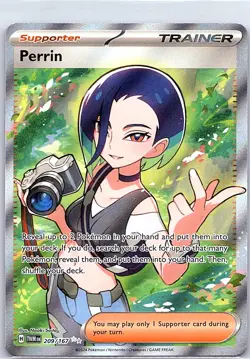 Perrin 209/167 SV06: Twilight Masquerade - Pokemon Card - NM - Image 1