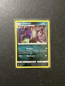 Umbreon 120/214 Cosmos Holo Pokemon Card Blister Exclusive SM PTCG NM - Image 1