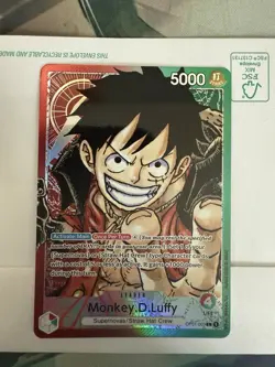 Monkey.D.Luffy OP01-003 Romance Dawn Alternate Art Foil Pre-Errata English Card - Image 1