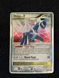 Pokemon TCG Dialga LV. X Holo Rare Card Diamond & Pearl DP17 - Image 1