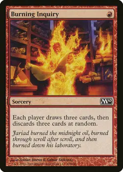 1x Burning Inquiry -NM English MTG - Magic 2010 - Image 1