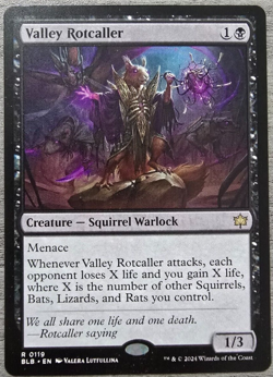 Valley Rotcaller (Rare) #119 Bloomburrow MTG Near Mint - Image 1