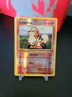 Growlithe 17/108 2016 Evolutions Pokemon Basic Reverse Holo Near Mint NM - Image 1