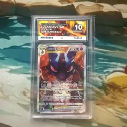 Ace 10 Gem Mint Lucario VSTAR SWSH291 Pokemon Crown Zenith ETB Black Star Promo - Image 1