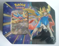Pokemon TCG Slashing Legends Tin - Zacian ex - 5 Booster Packs New Sealed - Image 1