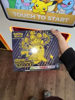 Pokemon TCG Scarlet & Violet Surging Sparks Pokemon Sealed Elite Trainer Box ETB - Image 1