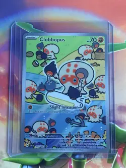 Clobbopus 207/191 Illustration Rare Pokemon Scarlet & Violet Surging Sparks NM - Image 1