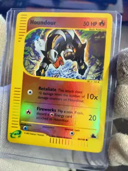 Pokemon Skyridge Houndour Reverse Holo 66/144 NM - Image 1