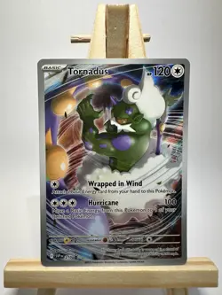 Tornadus SVP 210 White Flare Black Star Promo Full Art Illustration Rare Pokemon - Image 1
