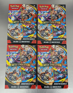 SEALED Pokemon Mega Evolutions Booster Bundle - Lot Of 4 - Image 1