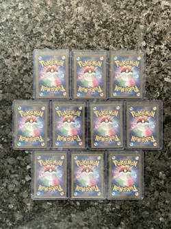 Pokemon TCG Japanese- Lot of 10 Singles Incl 1 SAR, 1 SR, 5 AR, 1 S & 2 R! - Image 2