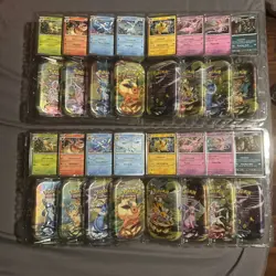 Costco Pokemon Prismatic Evolutions 8 Mini Tins- No Packs • Read Description - Image 1