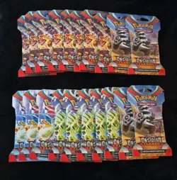 Pokemon: Scarlet & Violet Obsidian Flames - Booster Packs x20- Sealed All 4 Art - Image 1