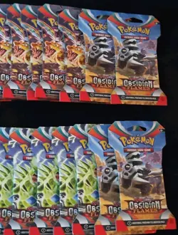 Pokemon: Scarlet & Violet Obsidian Flames - Booster Packs x20- Sealed All 4 Art - Image 3