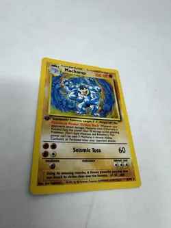 Pokemon TCG Machamp 8/102 Holo 1st Edition Base Set HP - Image 1