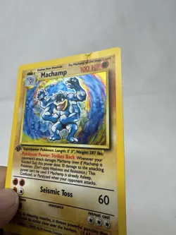 Pokemon TCG Machamp 8/102 Holo 1st Edition Base Set HP - Image 3