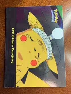 2000 Topps Pokemon TV #EP2 Pokemon Emergency Foil - Image 1