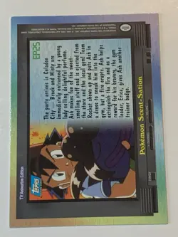 2000 Topps Pokemon TV #EP25 Pokemon Scent-Sation Silver Foil (A) - Image 2