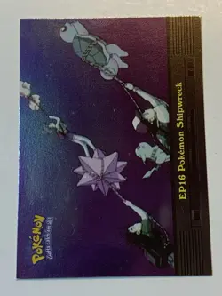 2000 Topps Pokemon TV #EP16 Pokemon Shipwreck (C) Silver Foil - Image 1