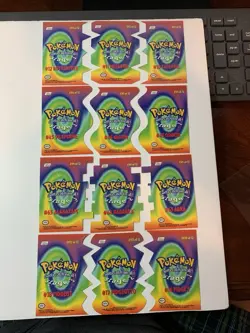 2000 Topps Pokemon TV Animation Series 2 Die Cut Complete Set 12 of 12 EX - Image 2
